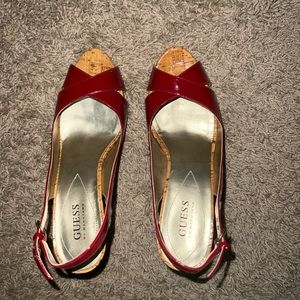 Guess Red Heels